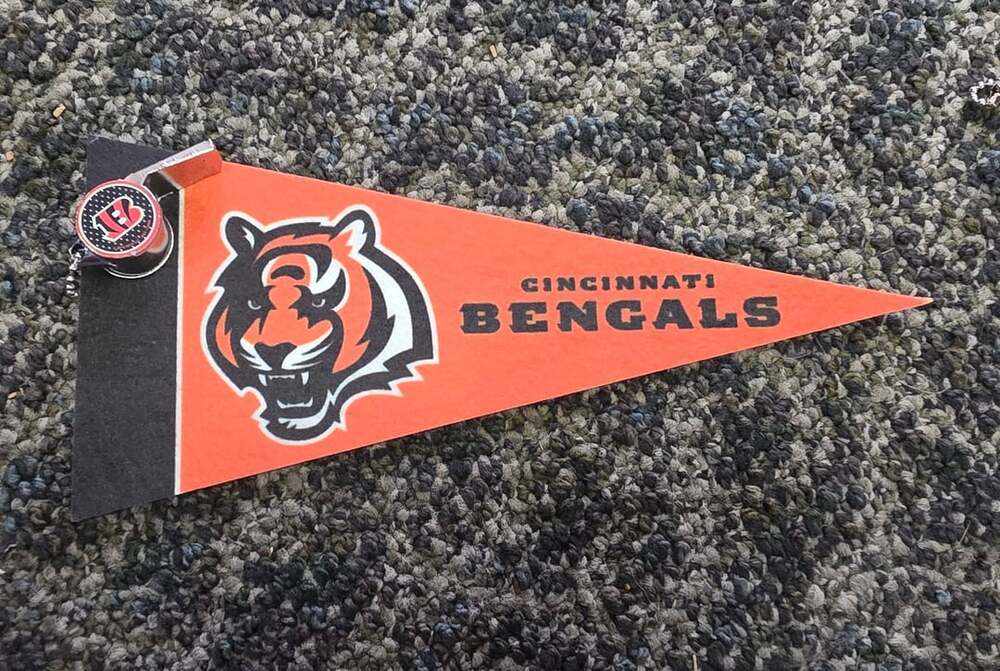 Cincinnati Bengals Mini Pennant Whistle Set